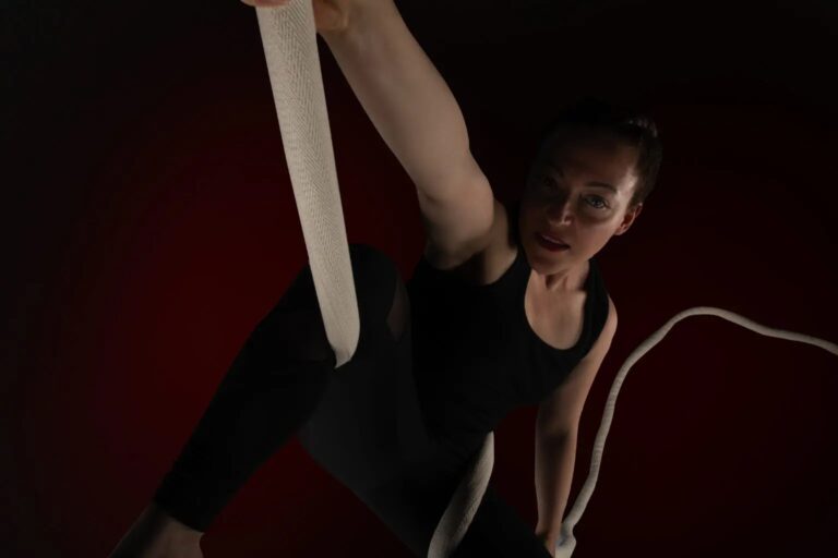 Woman on Rope – advertising short film (2026), electrician: lighting by Raphaël Molina